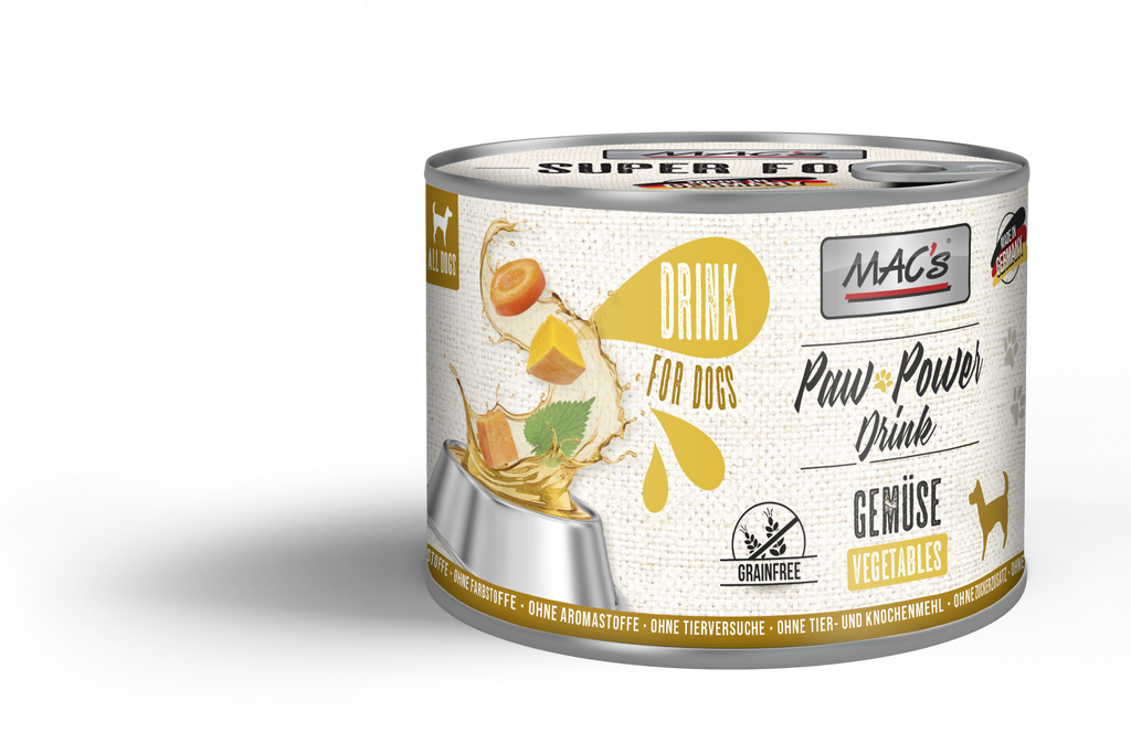 MAC's Dog Power Drink  - Csak Zöldség ( 6x200g)