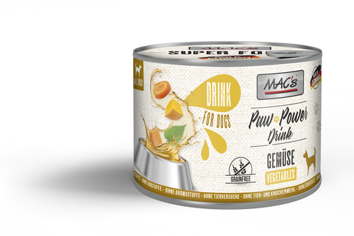 MAC's Dog Power Drink  - Csak Zöldség ( 6x200g)