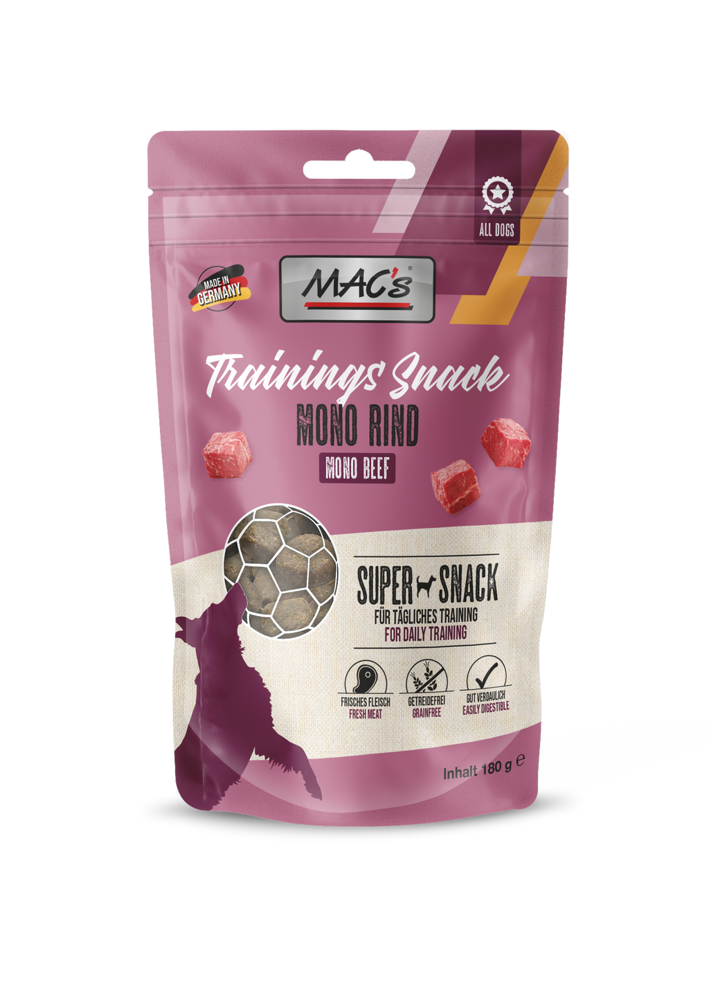 MAC's Mono Training Snack Marha 180g