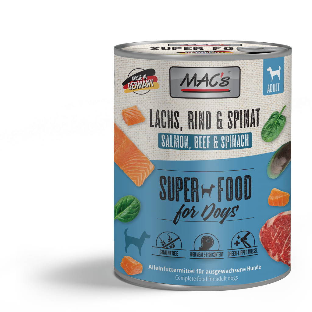 MAC's  Lazac, Marha és Spenót konzerv(6x800g)