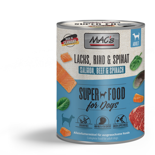 MAC's  Lazac, Marha és Spenót konzerv(6x800g)