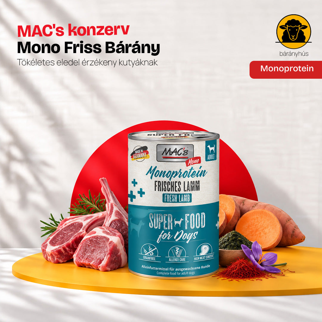 MAC's Friss Bárány Mono Konzerv (6x400g)