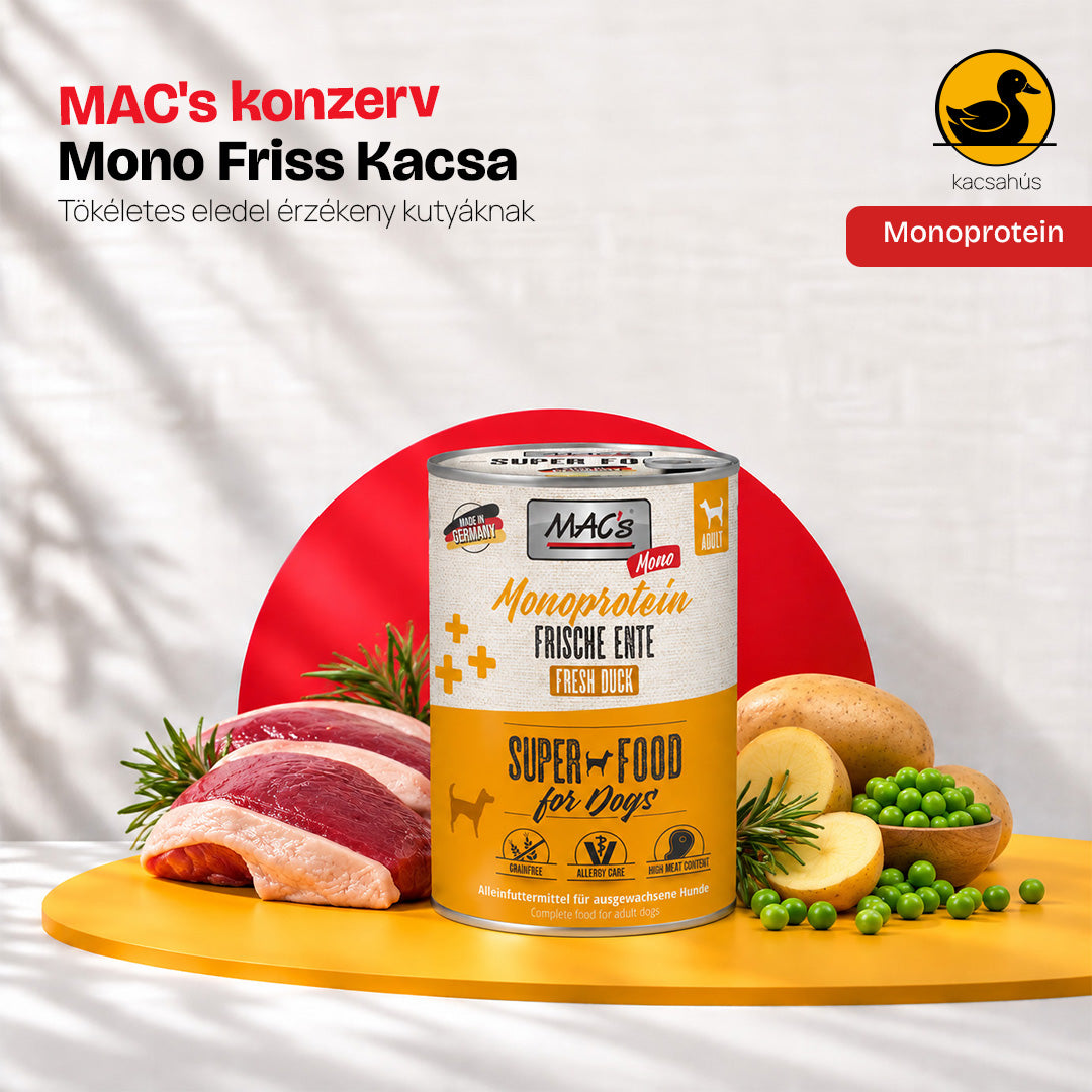 MAC's Friss Kacsa Mono Konzerv(6x400g)