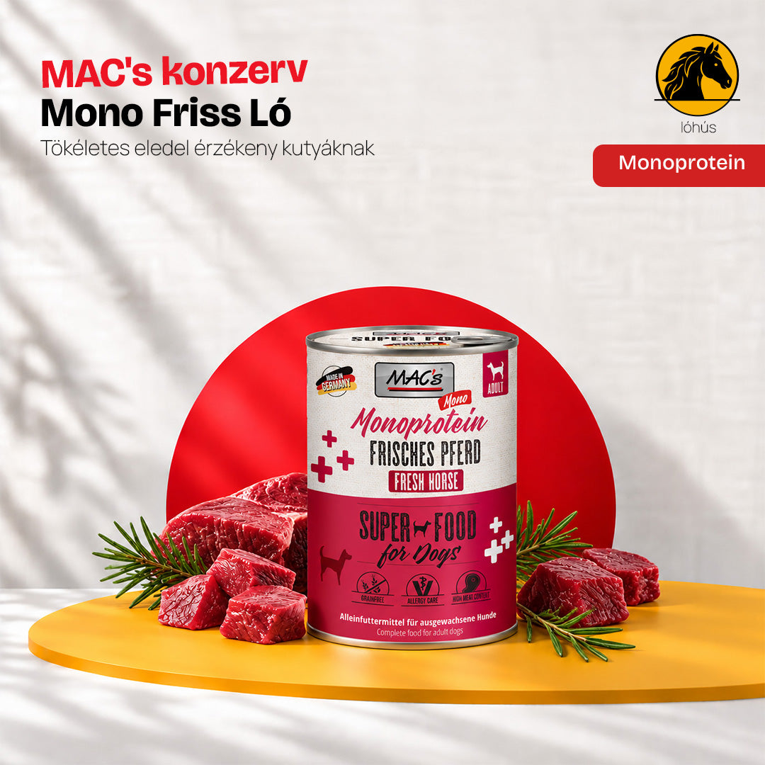 MAC's Friss Ló Mono Konzerv(6x400g)