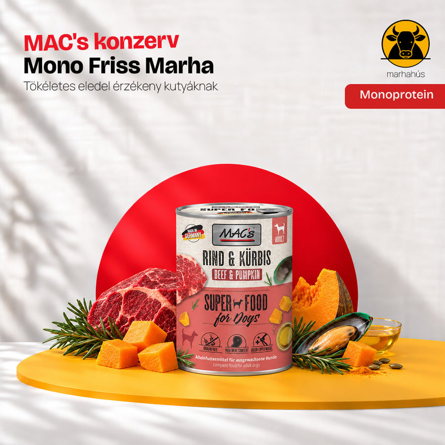 MAC's Friss Marha Mono Konzerv (6x400g)