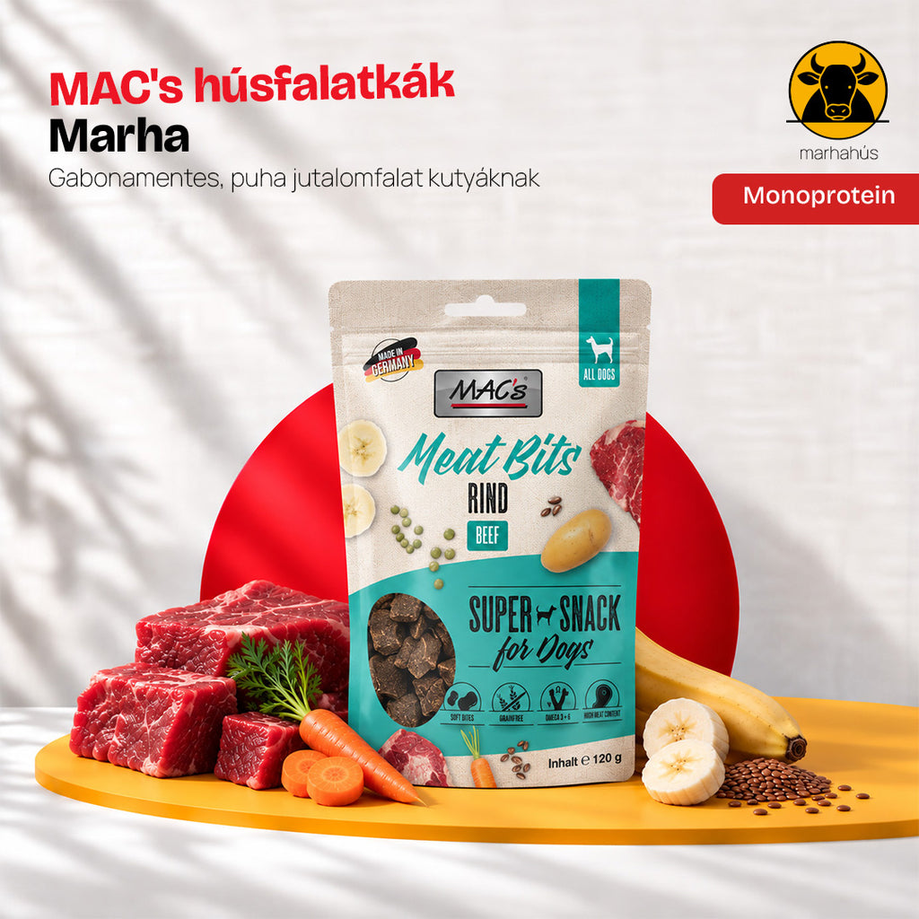 MAC's Mono Húsdarabkák Marha 120g