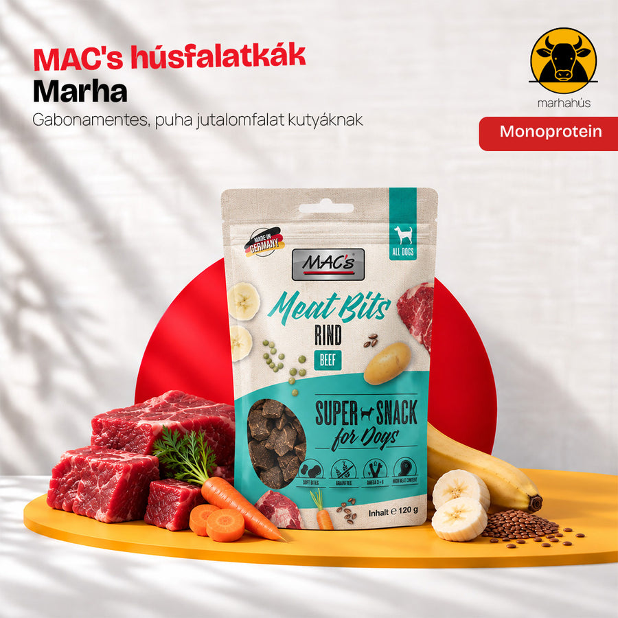 MAC's Mono Húsdarabkák Marha 120g