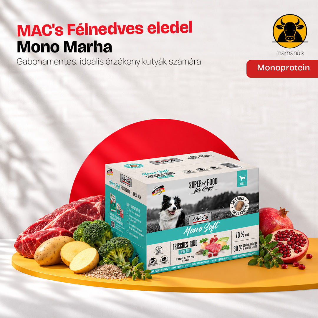 MAC's Mono Marha Félnedves (3x4kg)