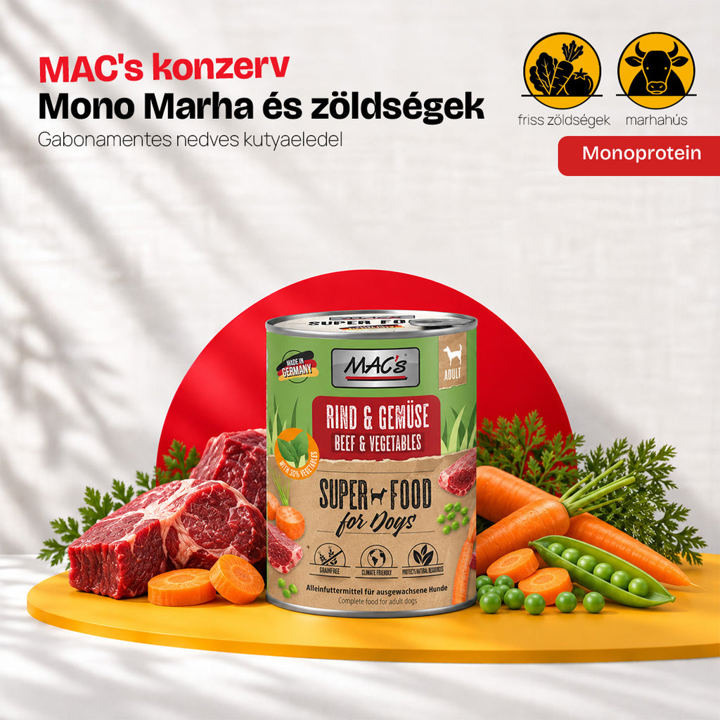 MAC's Mono Marha zöldségekkel konzerv (6x800g)