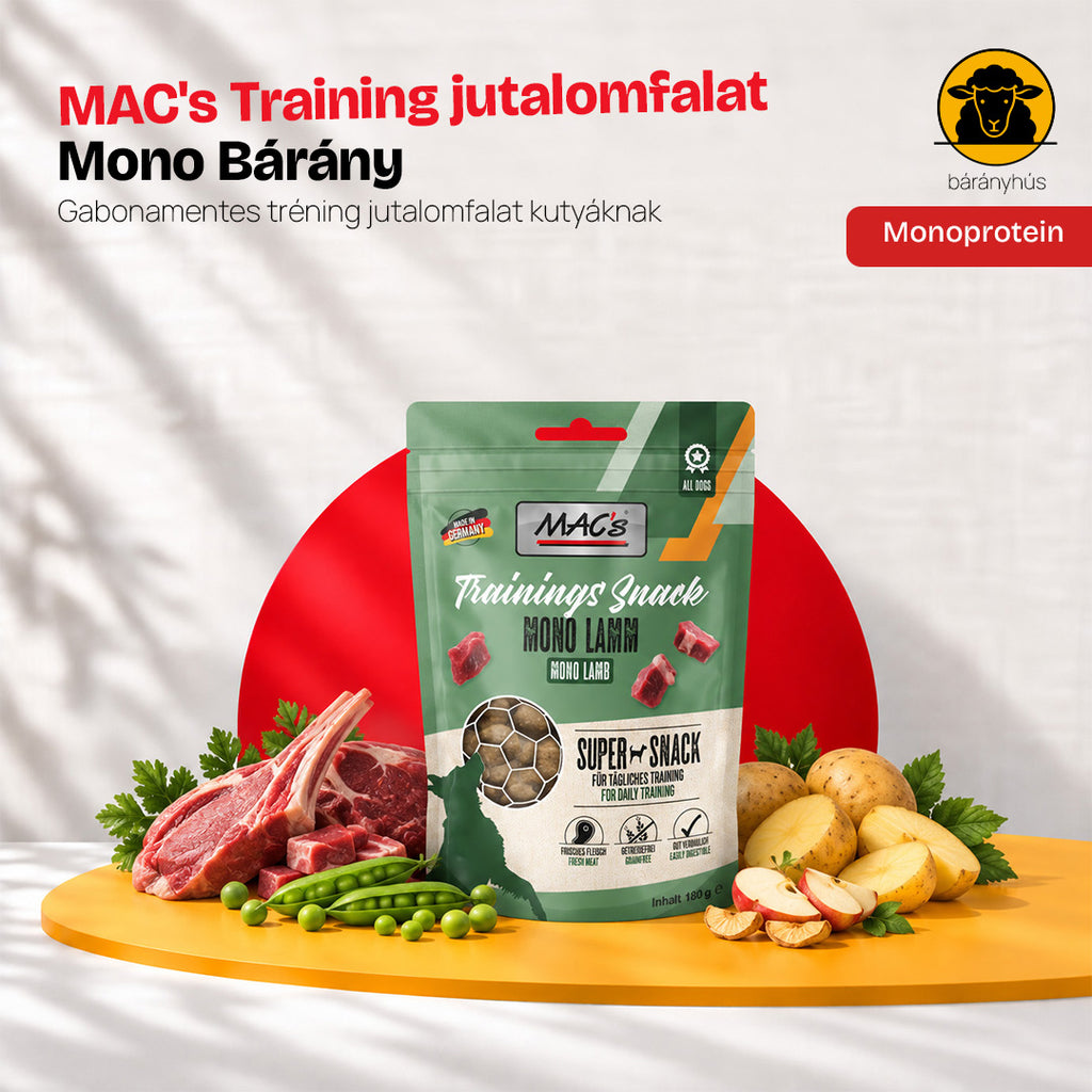 MAC's Mono Training Snack Bárány 180g