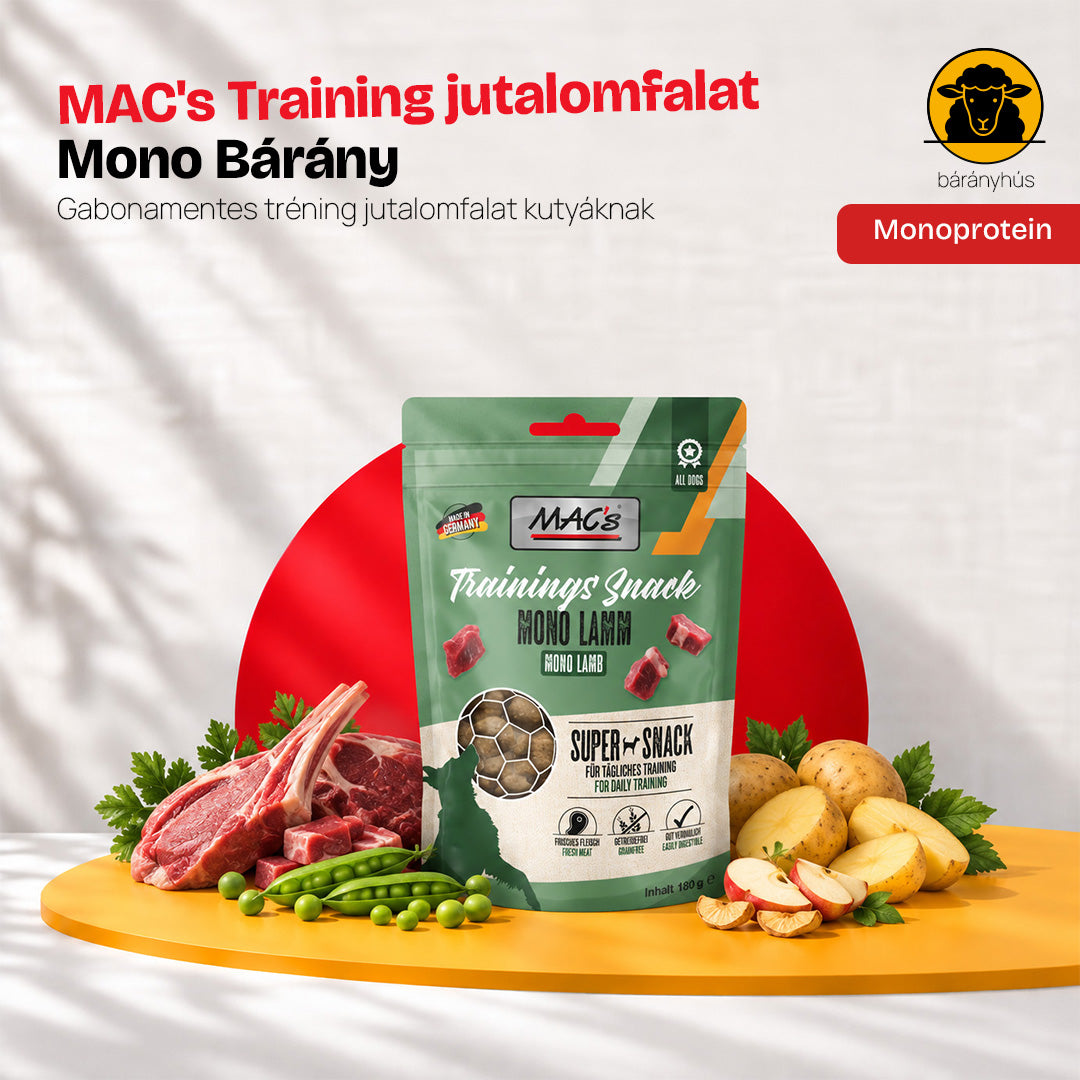 MAC's Mono Training Snack Bárány 180g