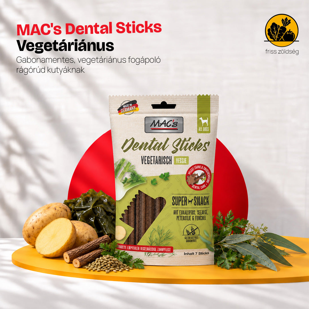 MAC's Vegetáriánus Dental Sticks 180g