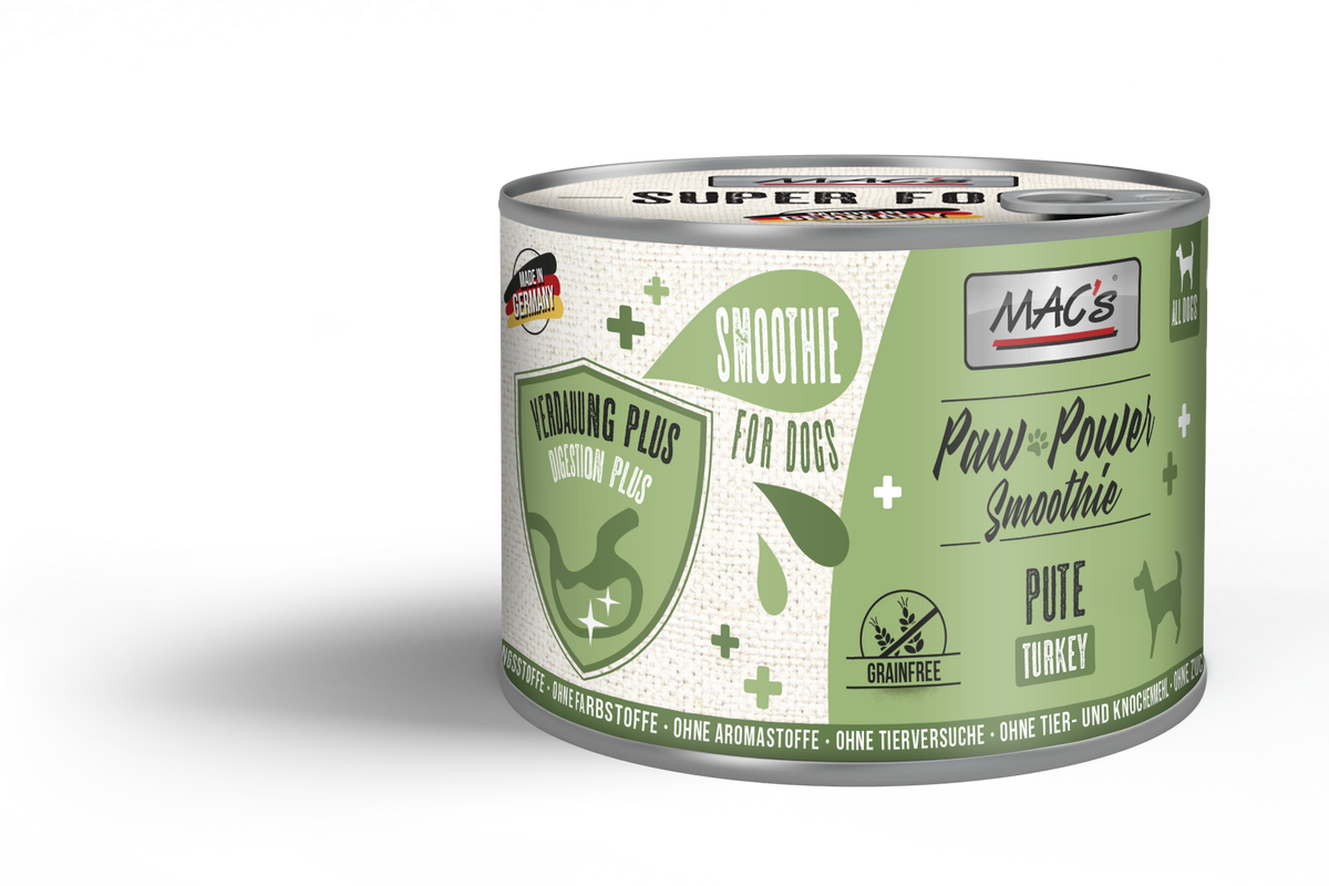 MAC's Power Smoothie - Emésztés Plusz Pulyka Mono( 6x200g)