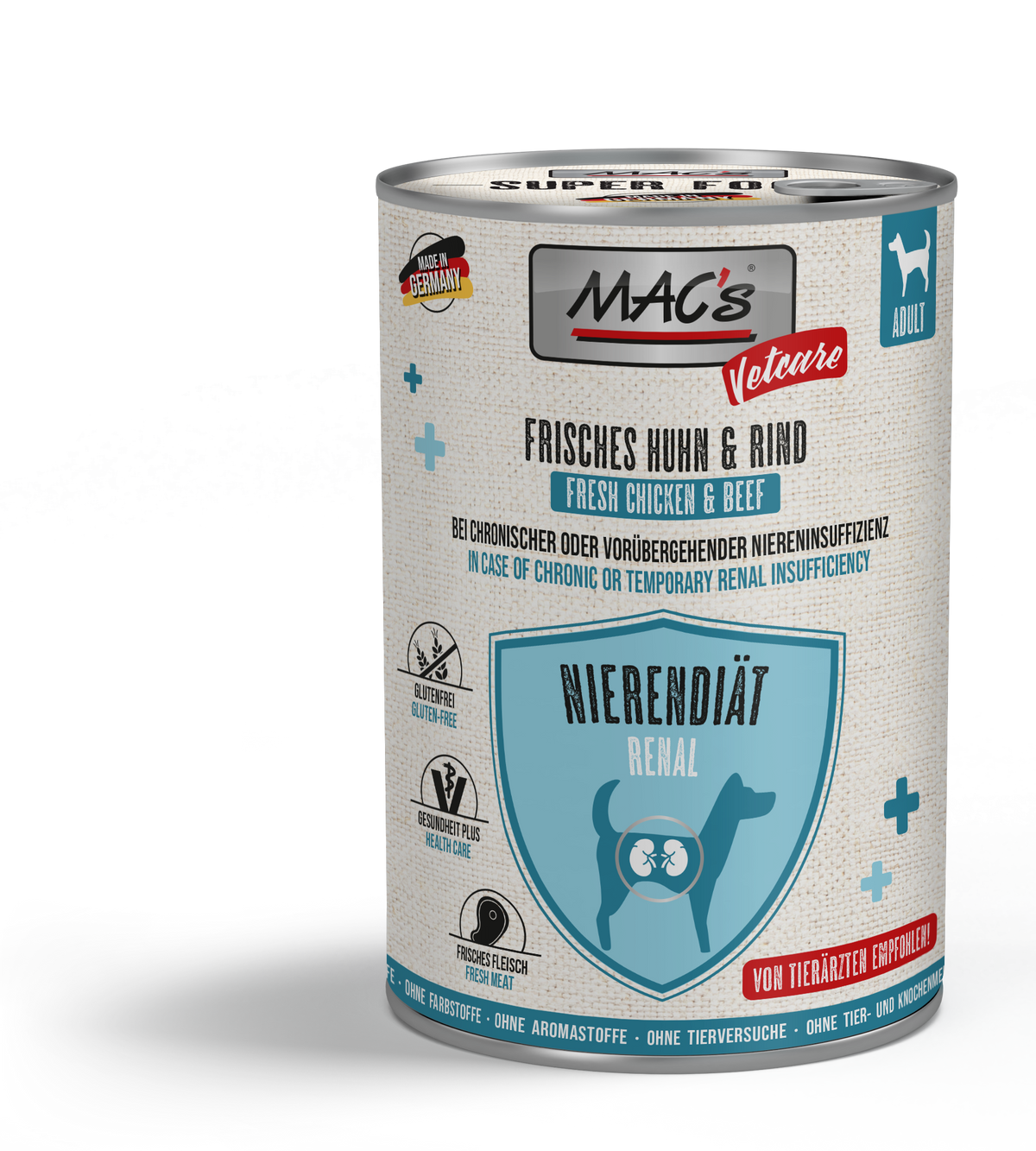 MAC's Vetcare Vesediéta -  Csirke és Marha (6x400g)